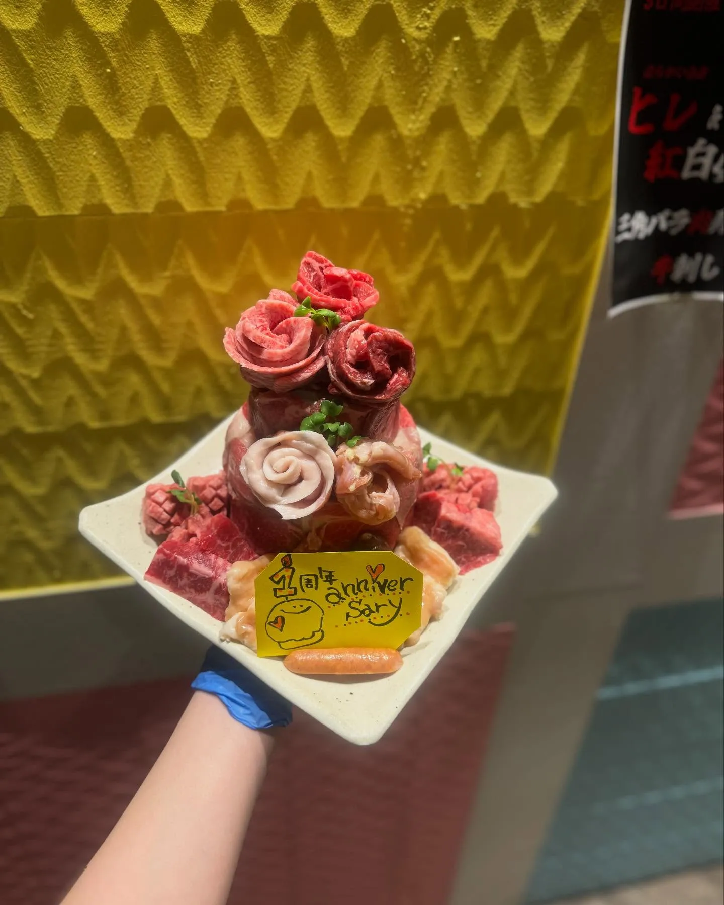 🎉**新感覚！肉好き必見の肉ケーキ！**🎉