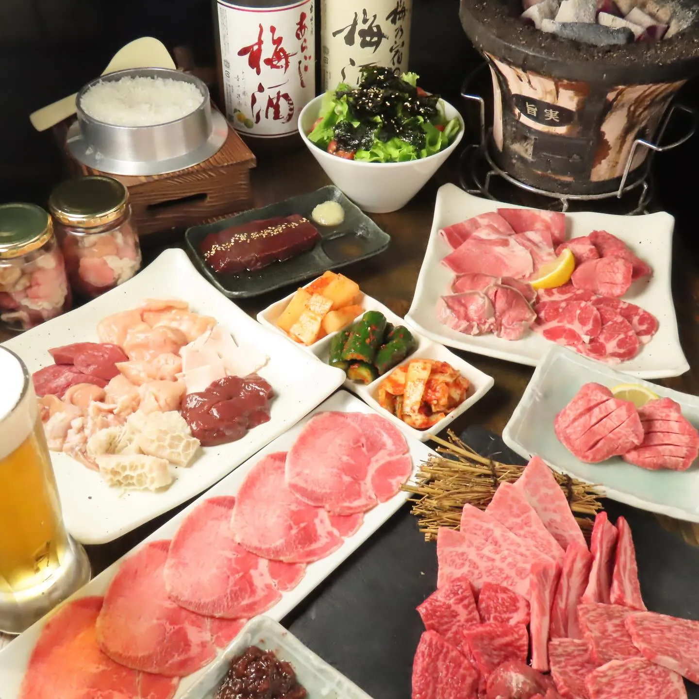 ようこそ、炭火焼肉ぶるまるへ〜☺️🍖🔥